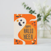 Happy Halloween Postkarte (Stehend Vorderseite)