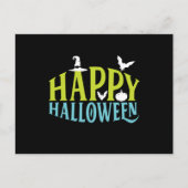 Happy Halloween Postkarte (Vorderseite)
