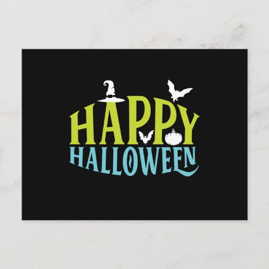 Happy Halloween Postkarte (Vorderseite)
