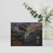 Happy Halloween Postkarte (Stehend Vorderseite)