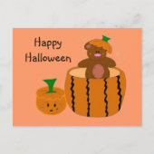Happy Halloween Postkarte (Vorderseite)