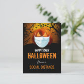 Happy Halloween Postkarte (Stehend Vorderseite)