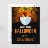 Happy Halloween Postkarte (Vorne/Hinten)