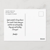 Happy Halloween Postkarte (Rückseite)