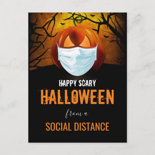 Happy Halloween Postkarte (Vorderseite)