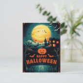 Happy Halloween Postkarte (Stehend Vorderseite)
