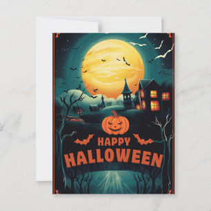 Happy Halloween Postkarte
