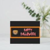Happy Halloween Postkarte (Stehend Vorderseite)