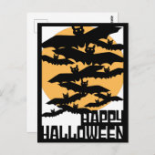 Happy Halloween Postkarte (Vorne/Hinten)