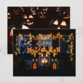 Happy Halloween Postkarte (Vorne/Hinten)