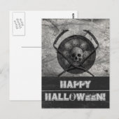 Happy Halloween Postkarte (Vorne/Hinten)