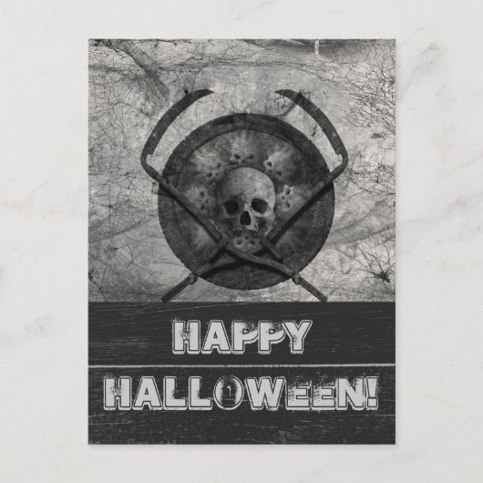 Happy Halloween Postkarte (Vorderseite)