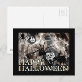 Happy Halloween Postkarte (Vorne/Hinten)