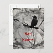 Happy Halloween Postkarte (Vorne/Hinten)