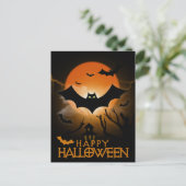 Happy Halloween Postkarte (Stehend Vorderseite)