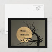 Happy Halloween Postkarte (Vorne/Hinten)