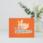 Happy Halloween Postkarte (Stehend Vorderseite)
