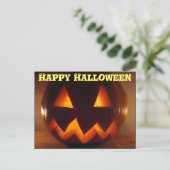 Happy Halloween Postkarte (Stehend Vorderseite)