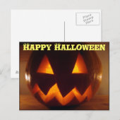 Happy Halloween Postkarte (Vorne/Hinten)