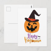 Happy Halloween!! Postkarte (Vorne/Hinten)