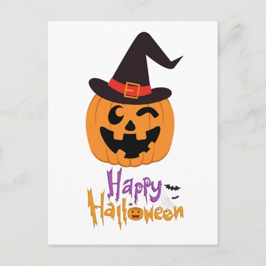Happy Halloween!! Postkarte (Vorderseite)