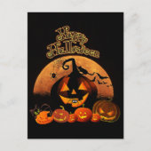 Happy Halloween Postkarte (Vorderseite)