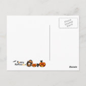 Happy Halloween Postkarte (Rückseite)
