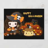 Happy Halloween Postkarte (Vorderseite)