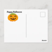 Happy Halloween  Postkarte (Rückseite)