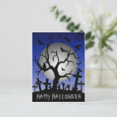 Happy Halloween Postkarte (Stehend Vorderseite)