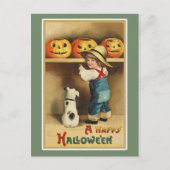 Happy Halloween Postkarte (Vorderseite)