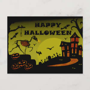 Happy Halloween Postkarte