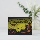 Happy Halloween  Postkarte (Stehend Vorderseite)