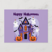Happy Halloween Postkarte (Vorderseite)