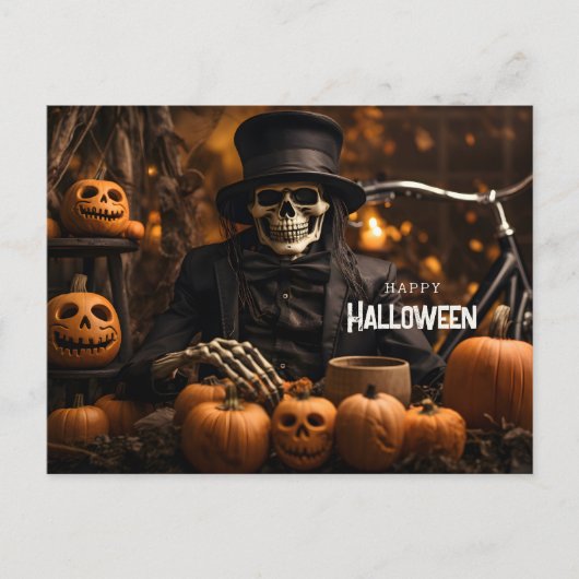 Happy Halloween Postkarte (Vorderseite)