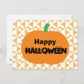 Happy Halloween Postkarte (Vorne/Hinten)