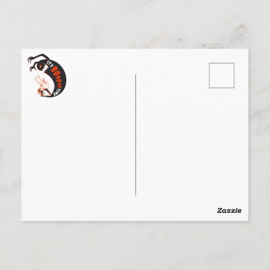 Happy Halloween Postkarte (Rückseite)