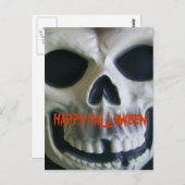 HAPPY HALLOWEEN POSTKARTE (Vorne/Hinten)