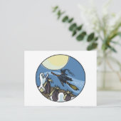 Happy Halloween Postkarte (Stehend Vorderseite)