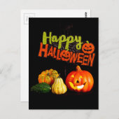 Happy Halloween Postkarte (Vorne/Hinten)