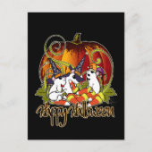 Happy Halloween Postkarte (Vorderseite)