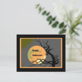 Happy Halloween Postkarte (Stehend Vorderseite)