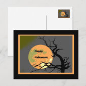 Happy Halloween Postkarte (Vorne/Hinten)