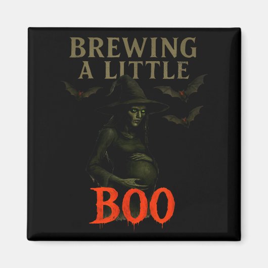 Happy Halloween Pregnant Baby Skeleton Soky Season Magnet (Vorne)