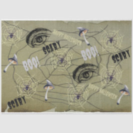 Happy Halloween Psychedelic Mushroom Muster Seidenpapier