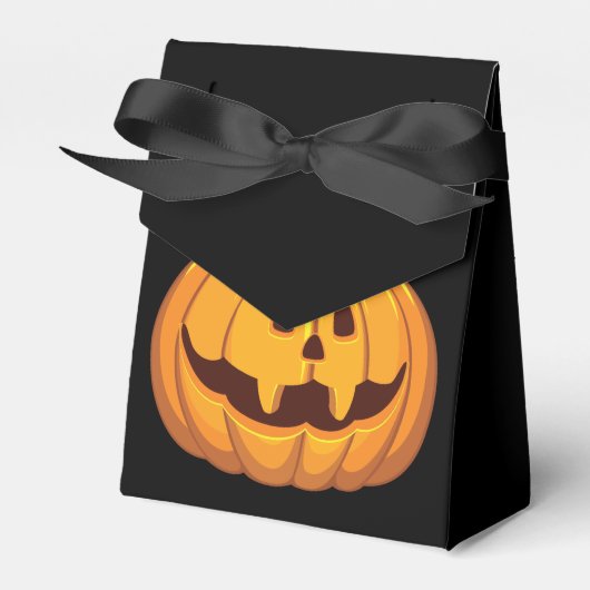 Happy Halloween Pumkin Candy Pattern Gefallen Box Geschenkschachtel (Vorderseite)