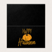 Happy Halloween Pumpkin (Außenseite Aufgefaltet)