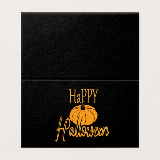 Happy Halloween Pumpkin (Außenseite Aufgefaltet)