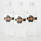 Happy Halloween Pumpkin 1. Geburtstag Wasserflaschenetikett (Flaschen)