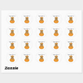 Happy Halloween Pumpkin Bären Stickers (Blatt)